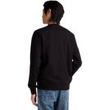 Tommy Hilfiger - Sweatshirt - Zwart - Polyester - Geborduurde Vlag