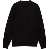 Tommy Hilfiger - Sweatshirt - Zwart - Polyester - Geborduurde Vlag
