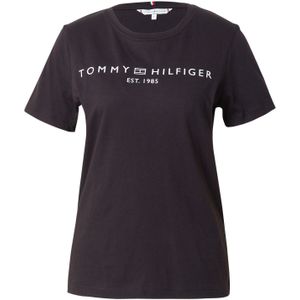 Tommy Hilfiger - Basic T-shirt - Katoen - Donkerblauw
