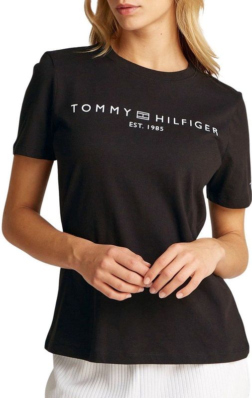 Tommy Hilfiger - T-shirt - Katoen - Donkerblauw