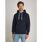 Tommy Hilfiger - Essential Fleece Hoodie - Hoodie - Wit - 60% Katoen, 40% Polyester