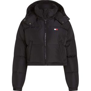 Tommy Hilfiger, Dames, Jassen, Zwart, Maat: XS Poliester,