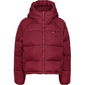TOMMY JEANS - TJW ASPEN PUFFER EXT - Gewatteerde Jas - Deep Rouge - Met Capuchon