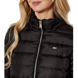Tommy Jeans  TJW ESSENTIAL HOODED DOWN COAT  jassen  dames Zwart