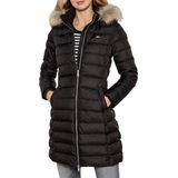 Tommy Jeans  TJW ESSENTIAL HOODED DOWN COAT  jassen  dames Zwart