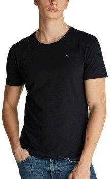 Tommy Hilfiger - Casual T-shirt - Zwart - Katoen