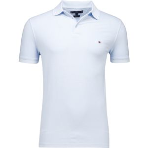 poloshirt korte mouw Tommy Hilfiger lichtblauw