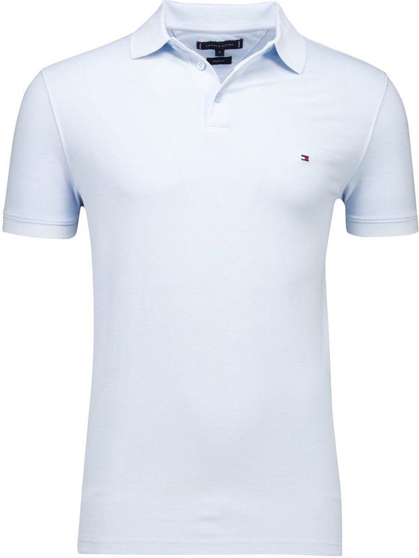 Tommy Hilfiger - Garment Dye - Poloshirt - Blauw - Regular-Fit