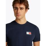 Tommy Jeans - Casual T-shirt - Marineblauw - Katoen