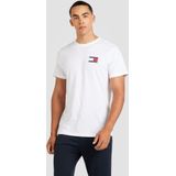 Tommy Jeans - T-shirt - Wit - Katoen