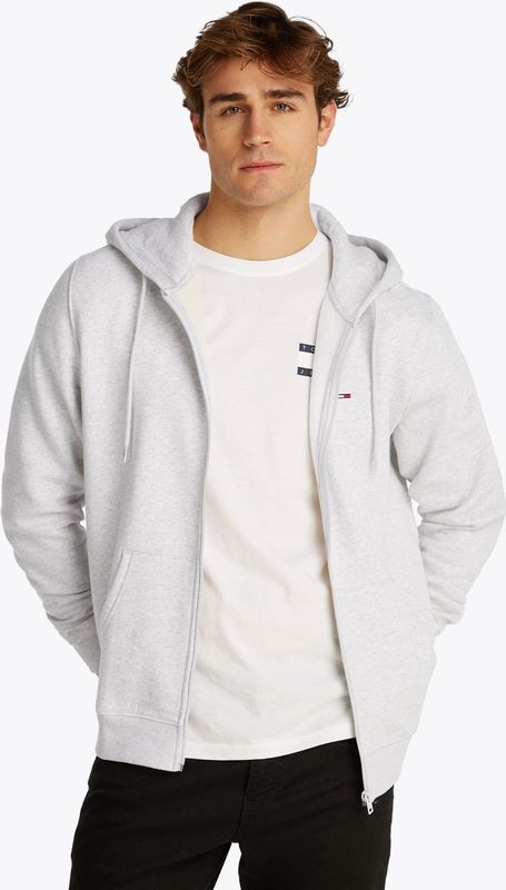 Tommy Jeans - Dm0dm20743 - Sweatshirt - Met Rits - Katoenen Fleecemix