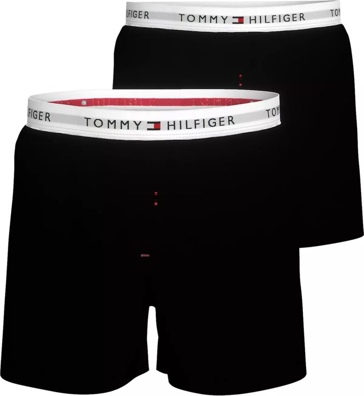 Tommy Hilfiger - Woven Boxer - Zwart - 2-pack - Heren Boxershorts
