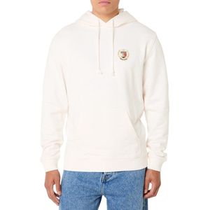 Tommy Hilfiger Jeans Wit Hoodie Met Logoborduring