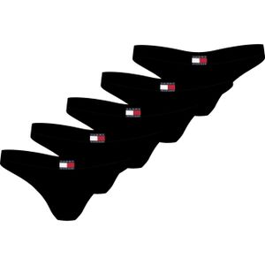 Tommy Hilfiger - 5-Pack Strings - Katoen - Stretch - Vlaglogo