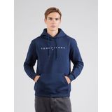 Sweater - Capuchon - Sweatstof - Geribd Ceintuurtje - Logoprint