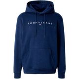 Sweater - Capuchon - Sweatstof - Geribd Ceintuurtje - Logoprint