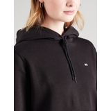 Tommy Jeans - Sweatshirt - Zwart - Capuchon - Normale Pasvorm