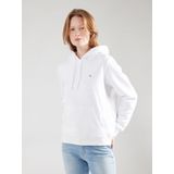 TOMMY JEANS - TJW REG S FLAG HOODIE - Hoodie - Wit - Met Capuchon