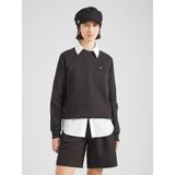 Sweater - Black - Geborduurd Logo - Lange Mouwen