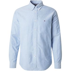Tommy Hilfiger, Heren, Overhemden, Blauw, Maat: XL Katoen,