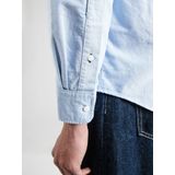 Polo Ralph Lauren - Overhemd - Effen Blauw - 100% Katoen - Button-Down