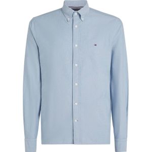 Polo Ralph Lauren - Overhemd - Effen Blauw - 100% Katoen - Button-Down
