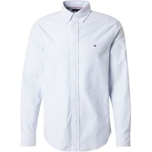 Tommy Hilfiger Oxford Hemd Streifen Hellblau  - Größe XXL