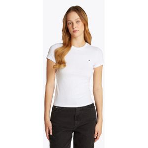 Tommy Jeans - Basic Top - Wit - Katoen