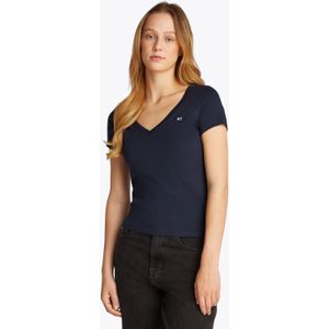 TOMMY HILFIGER - DW0DW20458 - T-shirt - Wit - Katoen