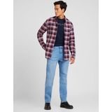 Tommy Jeans - Shirt - Donkerblauw/Wit - Ronde Hals - Kwartmouw