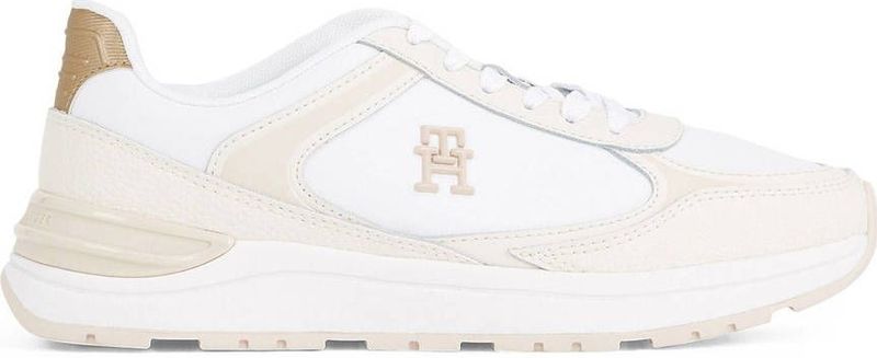 Tommy Hilfiger - Leren Sneakers - Wit