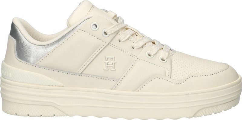 Tommy Hilfiger - Feminine Basket - Sneakers - Wit - Leer