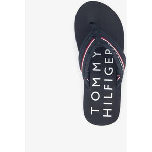 Tommy Hilfiger - WEB BEACH SANDAL - Slippers - Donkerblauw - Dianette