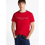 Tommy Hilfiger - Logo T-shirt - Katoen - Slim Fit