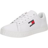 Vrijetijdsschoen - Wit - Vetersluiting - Plateau - Rond