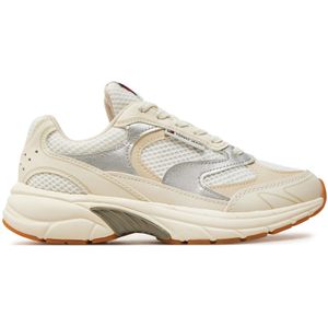 Sneakers - Laag - Imitatieleer - Gerecycled Materiaal - Logoprint