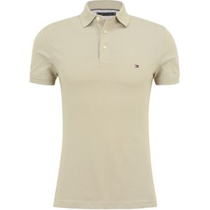 Tommy Hilfiger - Slim Polo Shirt - T-shirt - Beige - Katoen