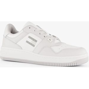 TOMMY JEANS - TJM RETRO BASKET CUPSOLE TUMBLE - Sneakers - Grijs/Wit - Vetersluiting