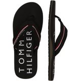 Tommy Hilfiger - Heren Teenslippers - Zwart - Textiel - Rubber