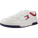 TOMMY JEANS - TJM CUPSOLE LEATHER ESS - Sneakers - Wit - Leer