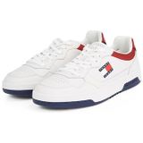 TOMMY JEANS - TJM CUPSOLE LEATHER ESS - Sneakers - Wit - Leer