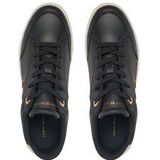 Tommy Hilfiger - Essential Chic Court Sneaker - Zwart - Leer