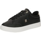 Tommy Hilfiger - Essential Chic Court Sneaker - Zwart - Leer