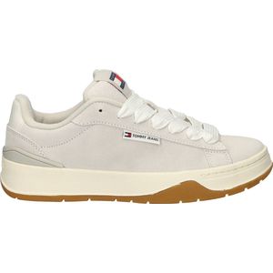 TOMMY JEANS TJW SKATE SNEAKER - Sneakers - Lichtgrijs - Vetersluiting - Plateauhak