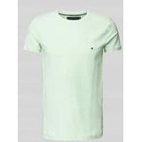 TOMMY HILFIGER S/S T-shirt voor heren, Groen (Opaal Groen), XS
