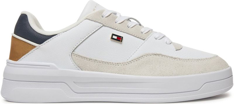 Tommy Hilfiger - Essent Basket Sneaker - Wit - Leer