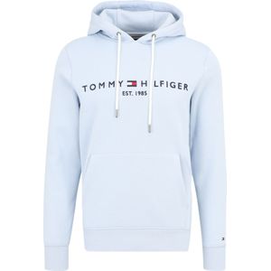 Tommy Hilfiger - Logo Hoody - Blauw - Katoen/Polyester