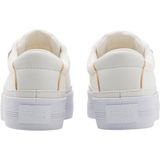 Tommy Hilfiger Plateausneaker »ESSENTIAL VULC TEXTILE SNEAKER«, Freizeitschuh, Halbschuh, Schnürschuh mit goldfarbenen Details