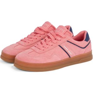 Tommy Jeans Plateausneaker "THE GREENWICH SUEDE", Freizeitschuh, Halbschuh, Schnürschuh mit gepolstertem Schaftrand