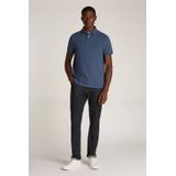 Tommy Hilfiger 1985 Regular Polo Mw0mw17770 Poloshirt voor heren (1 stuk), Blauw (Indigo Heather Washed)